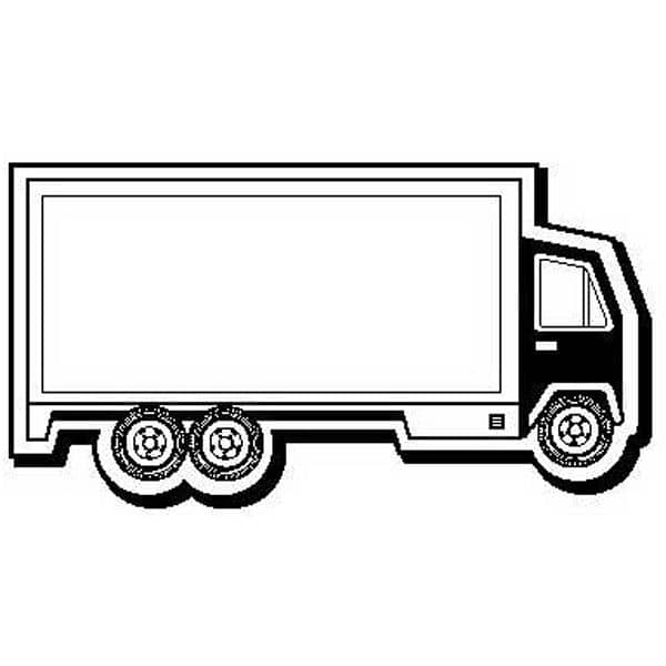 Delivery Truck Stock Shape Magnet