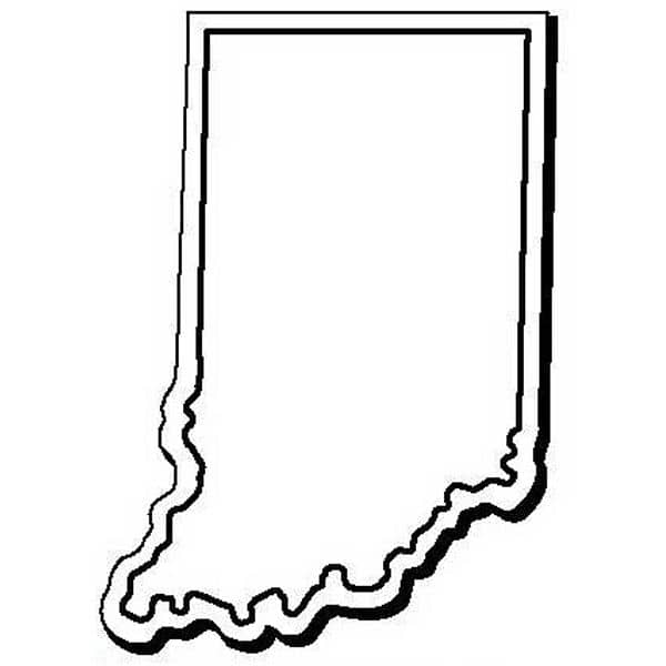 Indiana Stock Shape State Magnet