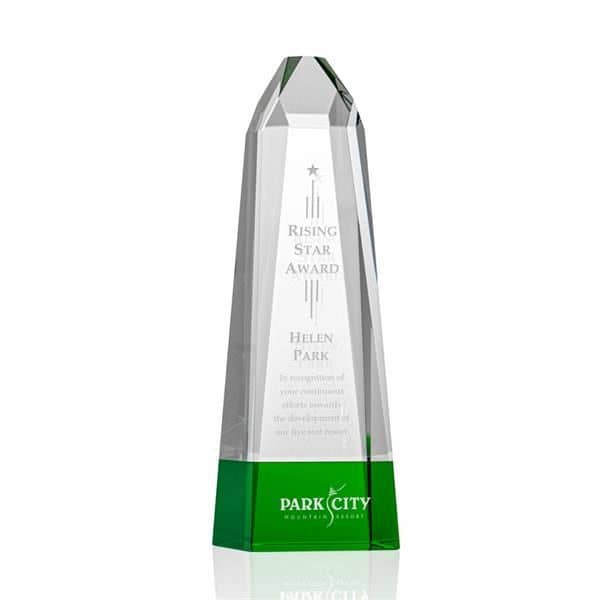 Radiant Obelisk Award - Green