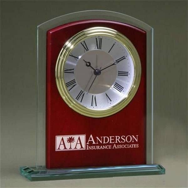Glass Arch Clock