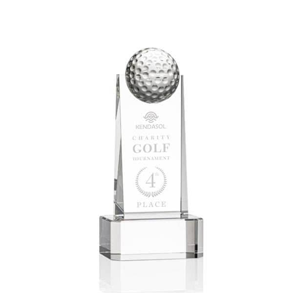Dunbar Golf Award on Base - Clear