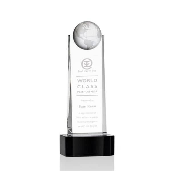 Sherbourne Globe Award on Base - Black