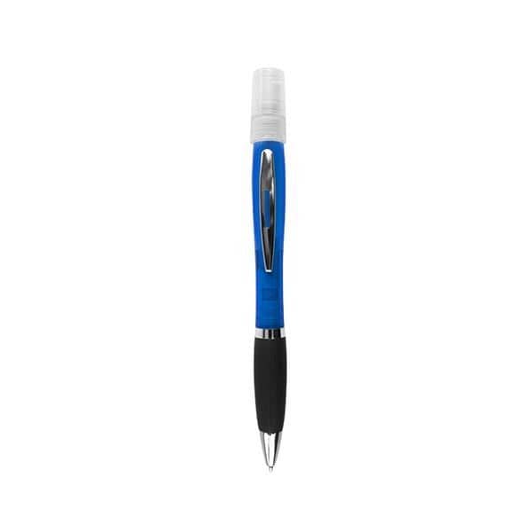 Curvy Ballpoint Pen with Sanitizer