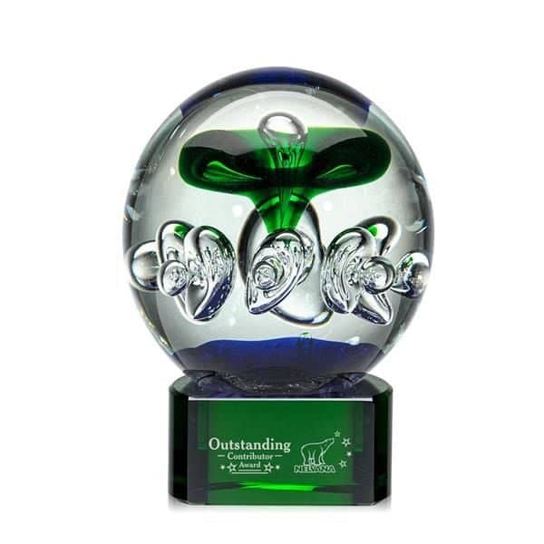 Aquarius Award on Base - Green
