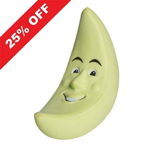 Squeezies® Glow Happy Moon Stress Reliever