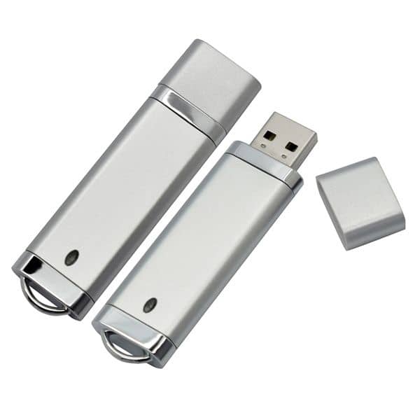 Rectangle Plastic USB 3.0 Drive w/ Silver Trim - USB 3.0