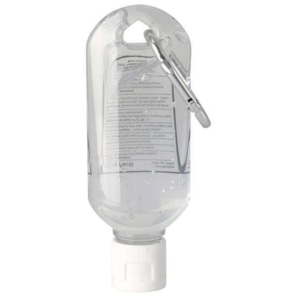 54ML 1.8OZ Antibacterial Hand Sanitizer Gel With Carabineer