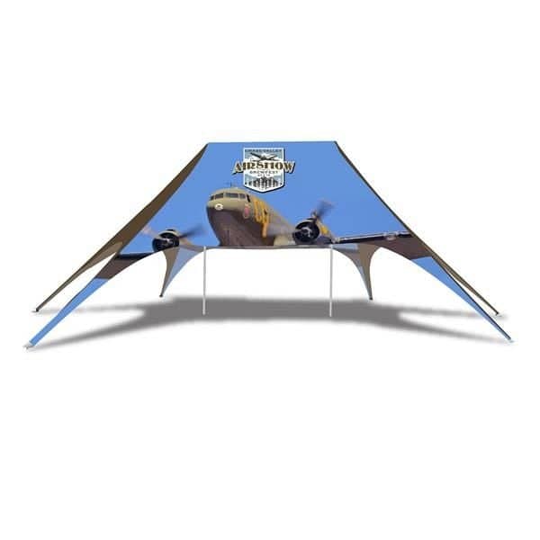 Custom Designed Fully Digital 20' x 63' Star Tent Canopies!