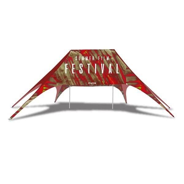 Custom Designed Fully Digital 20' x 63' Star Tent Canopies!