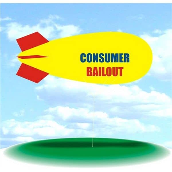 Helium Blimp Display - Financial