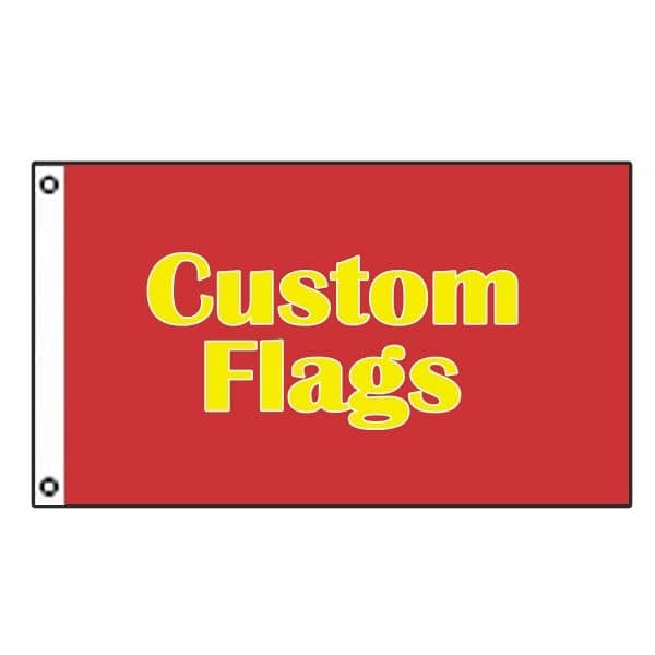 4ft x 6ft Custom Knitted Polyester Flags