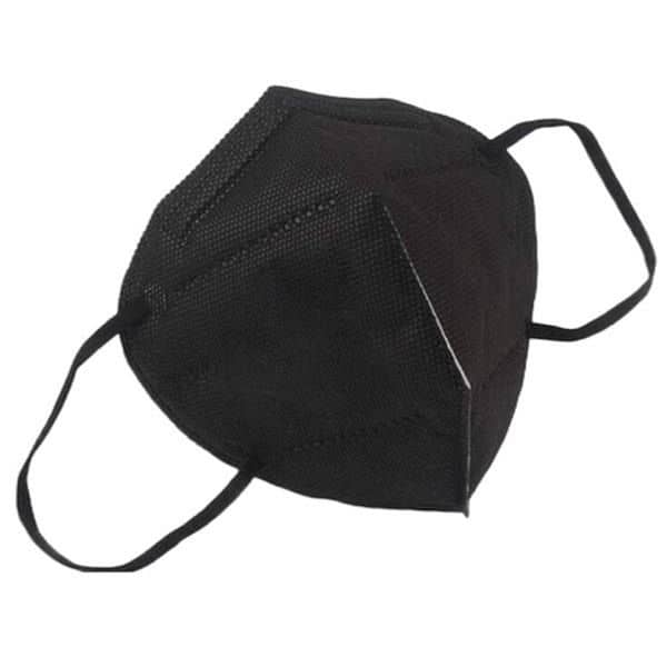 Black KN95 5 Layer Dust Safety Face Mask