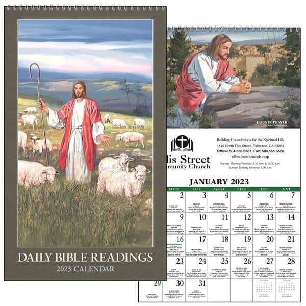 Daily Bible Readings - Protestant 2022 Calendar