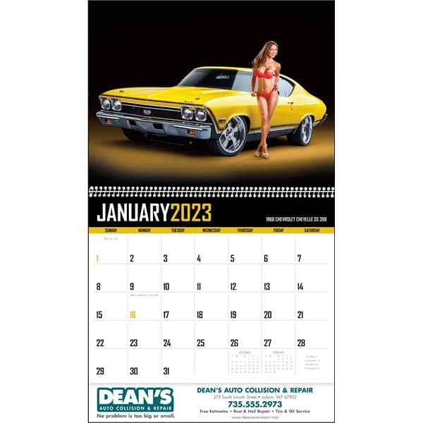American Muscle 2022 Calendar