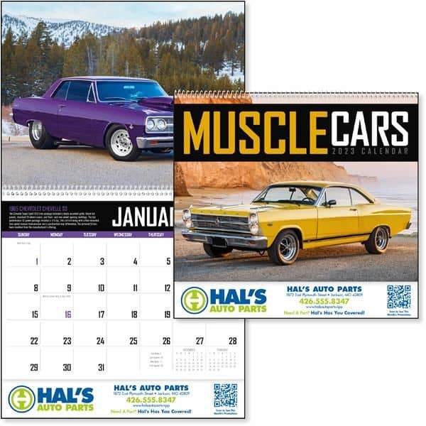 Muscle Cars 2022 Calendar