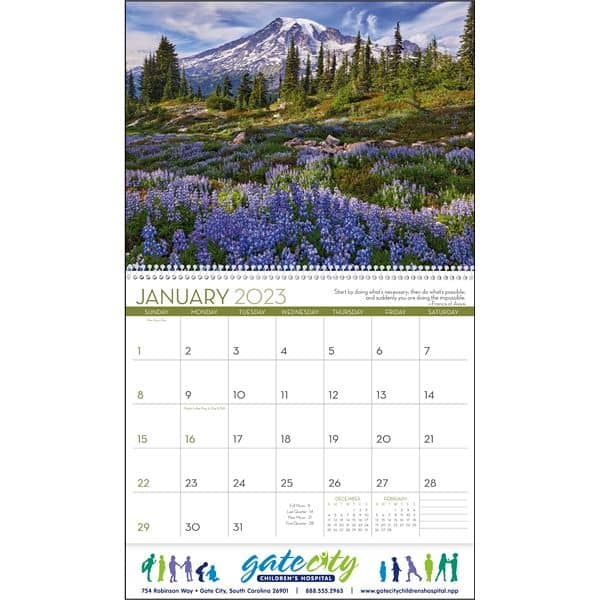 Scenic Inspirations 2022 Calendar