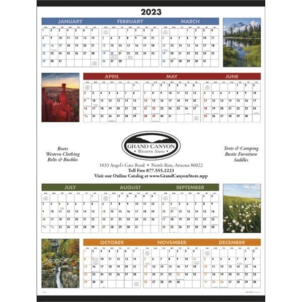 Scenic Span-A-Year 2022 Calendar