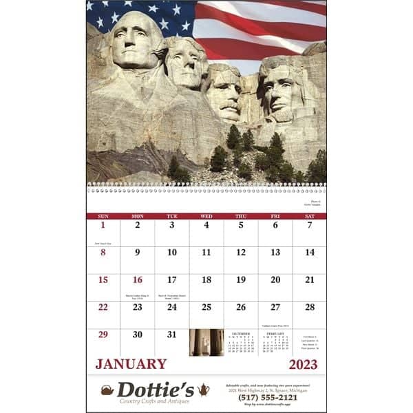 Spiral Celebrate America Appointment Calendar