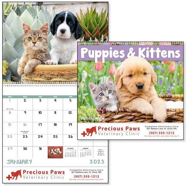 Spiral Puppies & Kittens Lifestyle 2022 Appointment Calendar