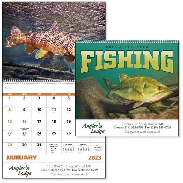 Spiral Fishing Sports/Wildlife 2022 Appointment Calendar