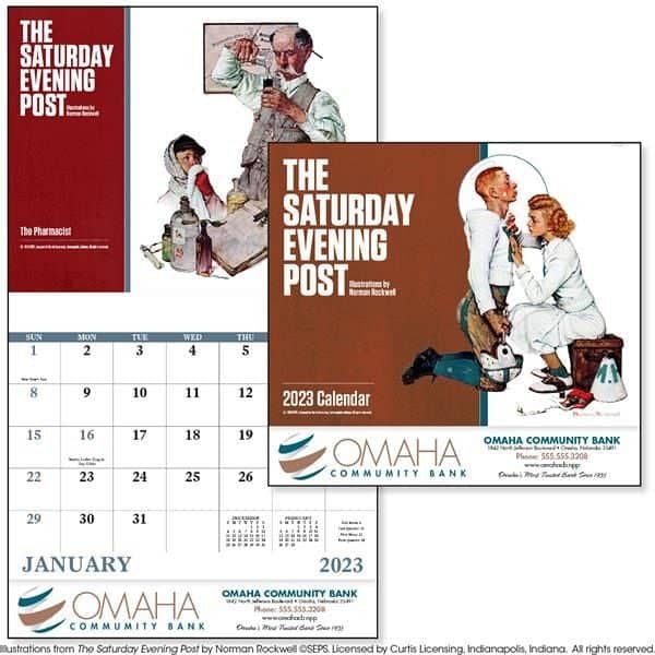 The Saturday Evening Post 2022 Stapled Appointment Calendar