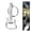 Metal Guitar Shape Key Chain