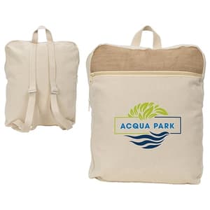 Savanna Jute & Recycled Cotton Backpack
