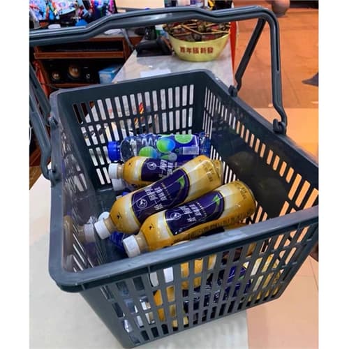 25L Plastic Retail Shopping Baskets with Handles