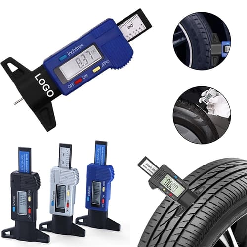 LCD Digital Tire Tread Depth Gauge Tool