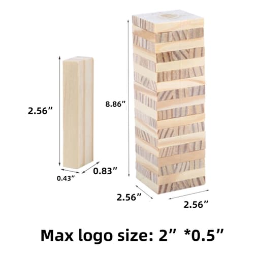 Timber Tower Wood Block Stacking Game