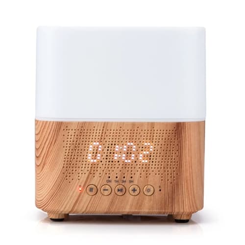 Alarm Clock Humidifier Bluetooth Speaker Mood Lights 3 In 1