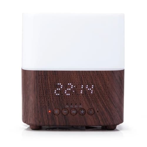 Alarm Clock Humidifier Bluetooth Speaker Mood Lights 3 In 1