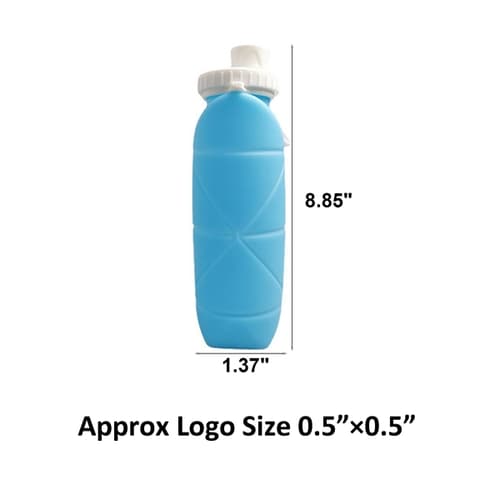 Collapsible Silicone Water Bottle