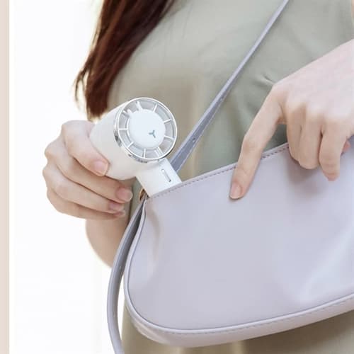 Portable Travel Mini Hand Held Fan with USB Rechargeable