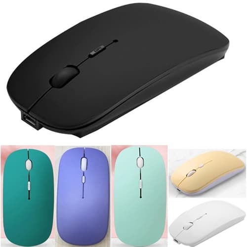 Simple Rechargeable Wireless Bluetooth Silent Quiet Mouse