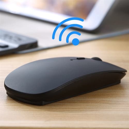 Simple Rechargeable Wireless Bluetooth Silent Quiet Mouse