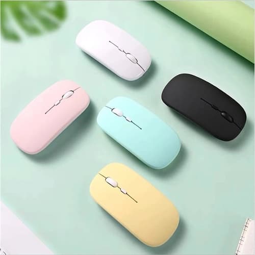 Simple Rechargeable Wireless Bluetooth Silent Quiet Mouse