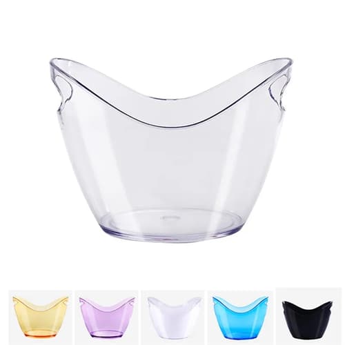 0.79 Gal Plastic Ice Bucket Beverage Drink Tub with Handle