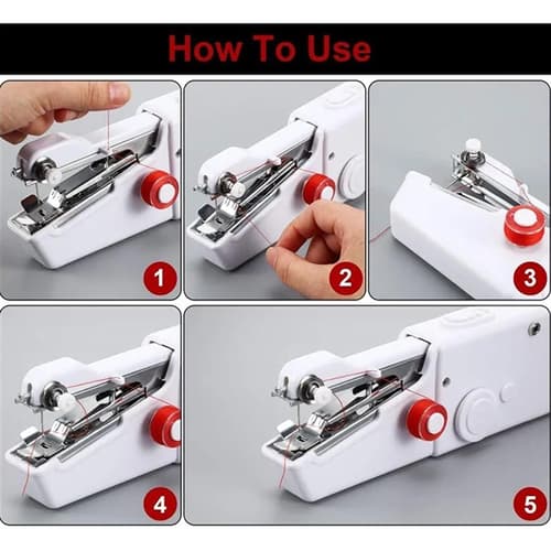 Portable Home Handheld Stitch Mini Sewing Machine DIY Tool