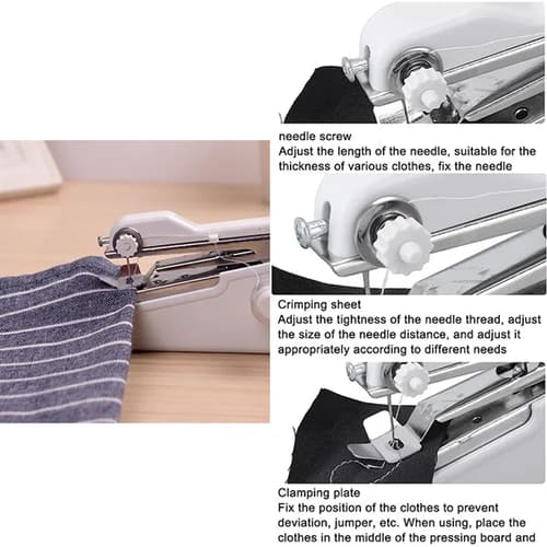 Portable Home Handheld Stitch Mini Sewing Machine DIY Tool