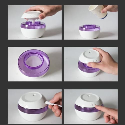 10oz USB Powered Aroma Air Diffuser Cool Mist Humidifiers