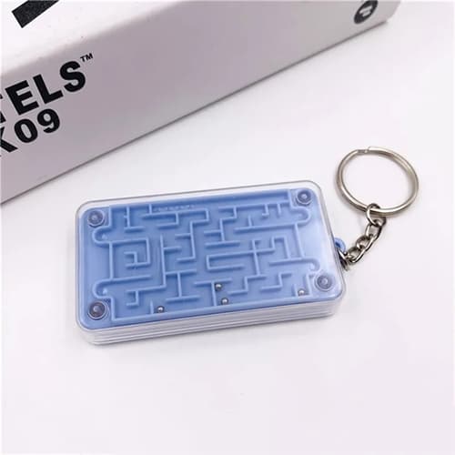 Portable Office Basic Keychain Calculators Labyrinth Design