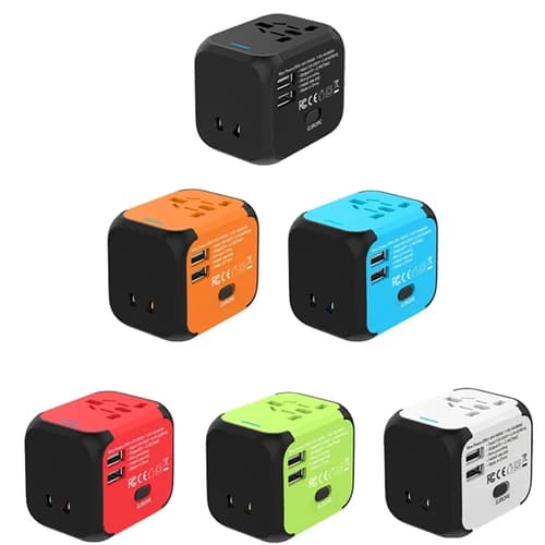 Worldwide Travel Adapter Universal Ac Outlet Plug Converter ...
