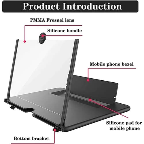 12 Inch Multifunctional Mobile Phone Screen Magnifier