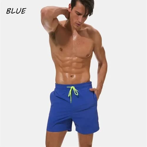 Mens Swim Shorts 4 Way Stretch Mesh Liner Trunks