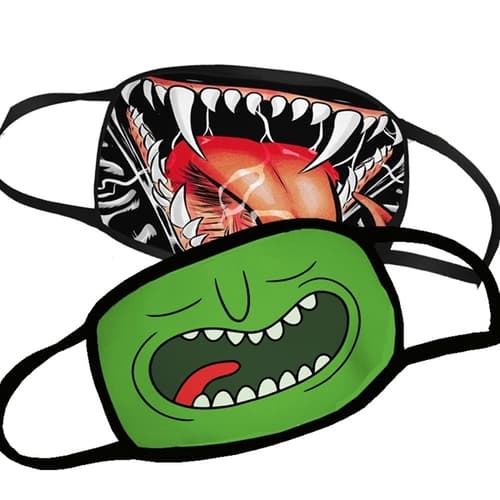 Printed Reusable Cotton Protective Safety Face Masks