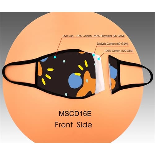Printed Reusable Cotton Protective Safety Face Masks
