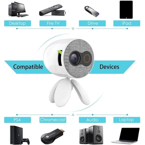 Portable LED Video Mini Projector