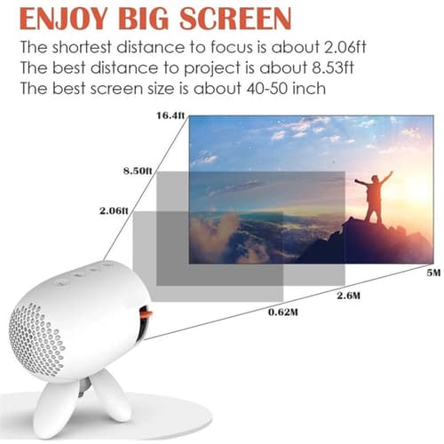 Portable LED Video Mini Projector