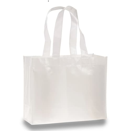 110 GSM Non-Woven Laminated W/ Gusset Tote Bag (16"X13"X6")